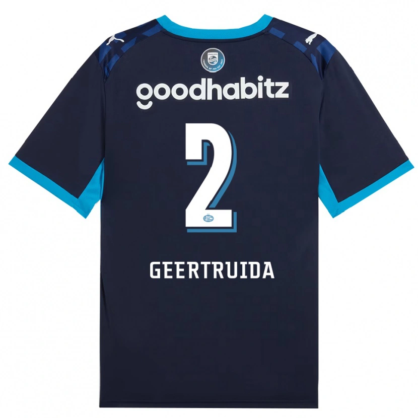 Danxen Donna Maglia Lutsharel Geertruida #2 Blu Dodger Blu Reale Kit Gara Third 2026/27 Maglietta