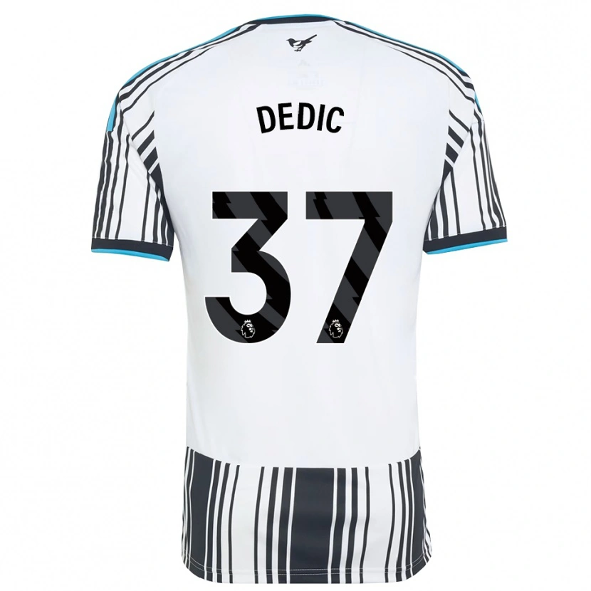 Danxen Bambino Maglia Amar Dedić #37 Azzurro Nero Bianco Kit Gara Home 2026/27 Maglietta
