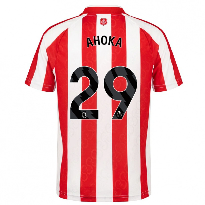 Danxen Bambino Maglia Jules Ahoka #29 Rosso Bianco Nero Kit Gara Home 2026/27 Maglietta