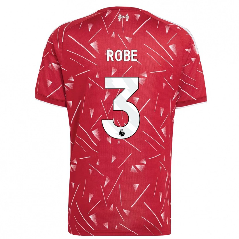 Danxen Bambino Maglia Leighanne Robe #3 Bianco Rosso Kit Gara Home 2026/27 Maglietta