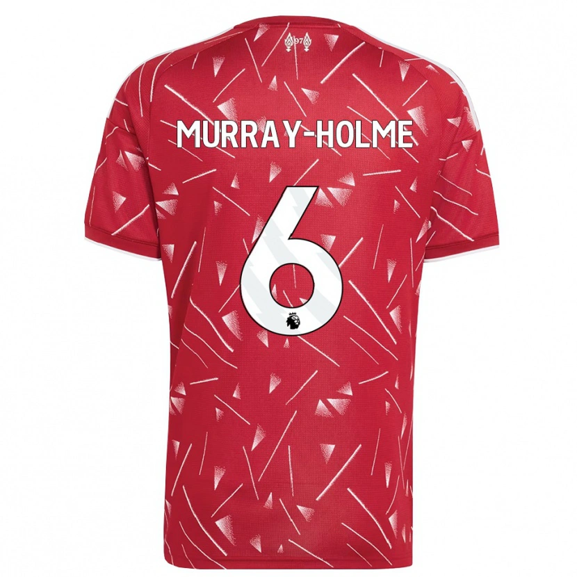 Danxen Bambino Maglia Haydn Murray-Holme #6 Bianco Rosso Kit Gara Home 2026/27 Maglietta