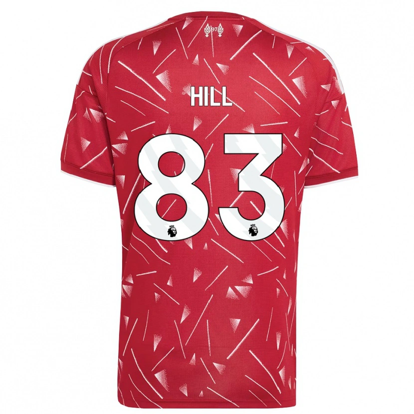 Danxen Bambino Maglia Thomas Hill #83 Bianco Rosso Kit Gara Home 2026/27 Maglietta