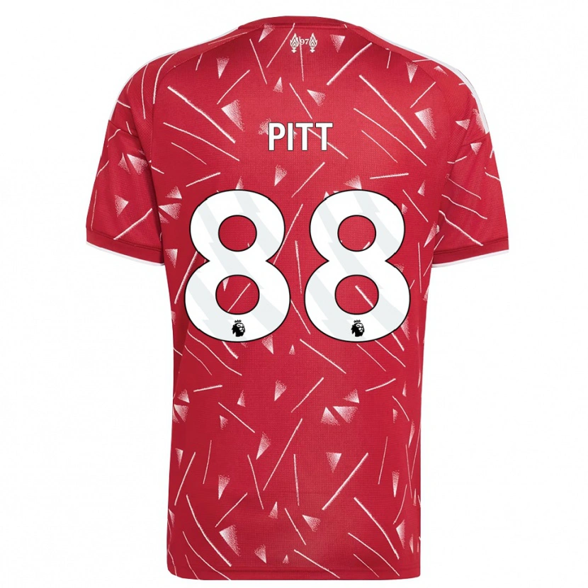 Danxen Bambino Maglia Lucas Pitt #88 Bianco Rosso Kit Gara Home 2026/27 Maglietta