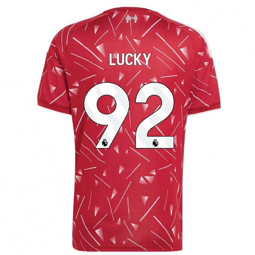 Danxen Bambino Maglia Wellity Lucky #92 Bianco Rosso Kit Gara Home 2026/27 Maglietta
