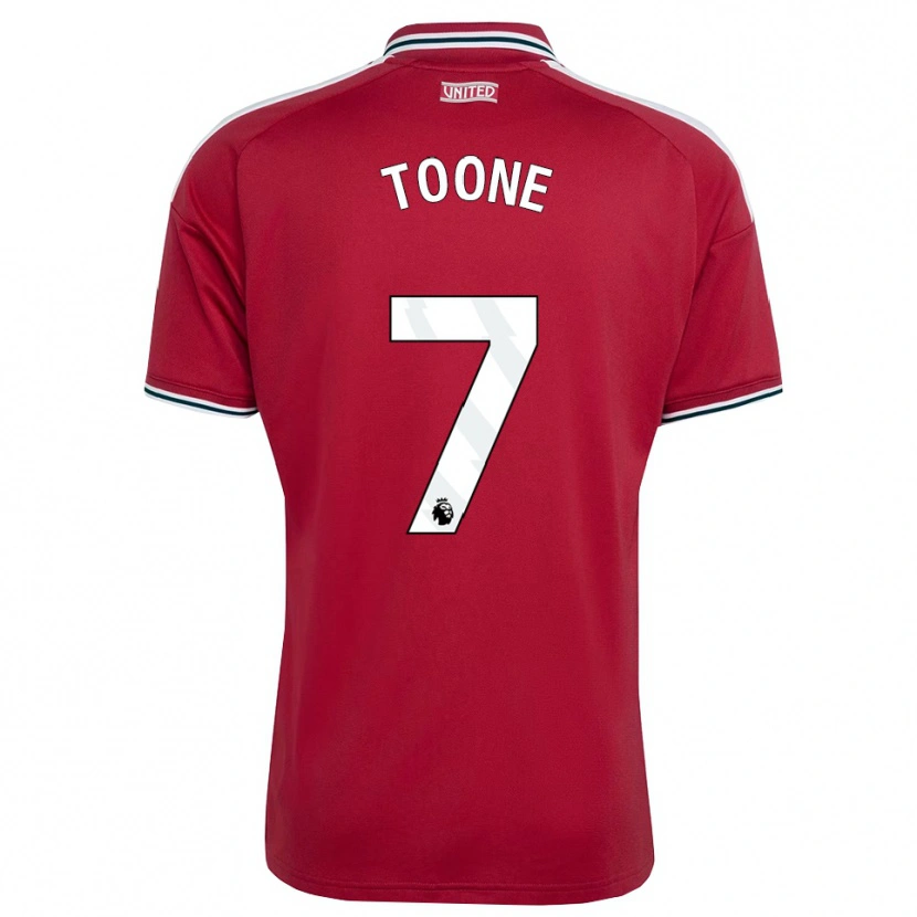 Danxen Bambino Maglia Ella Toone #7 Rosso Giallo Bianco Kit Gara Home 2026/27 Maglietta