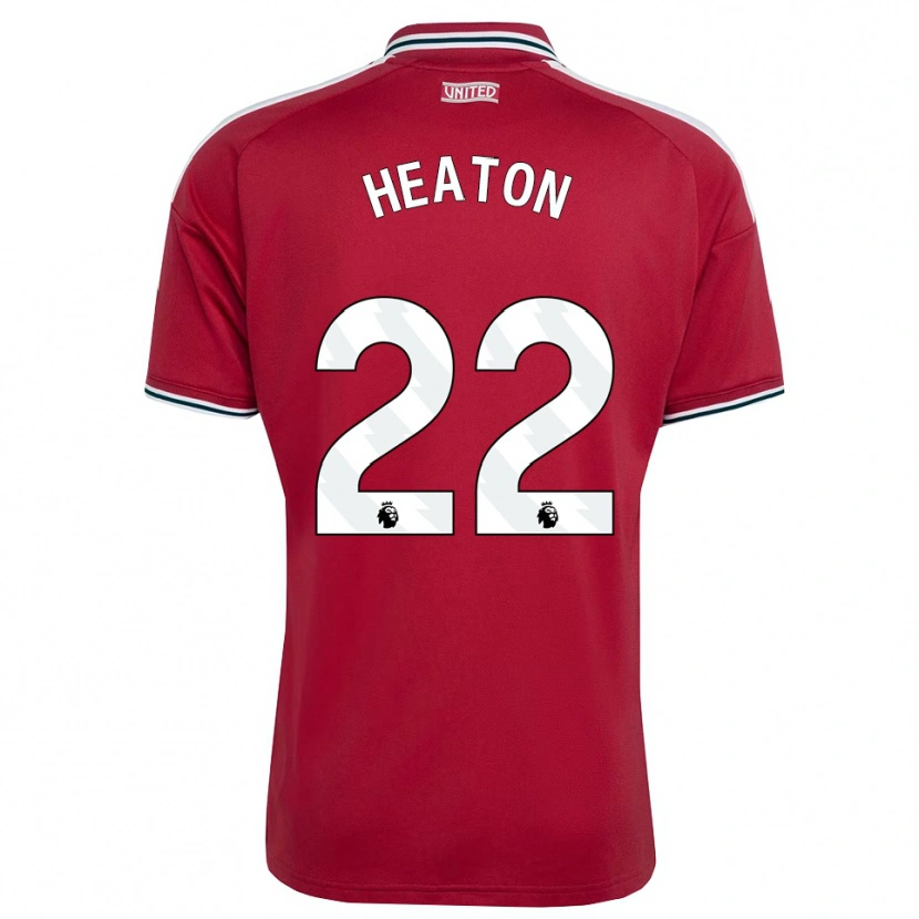 Danxen Bambino Maglia Tom Heaton #22 Rosso Giallo Bianco Kit Gara Home 2026/27 Maglietta