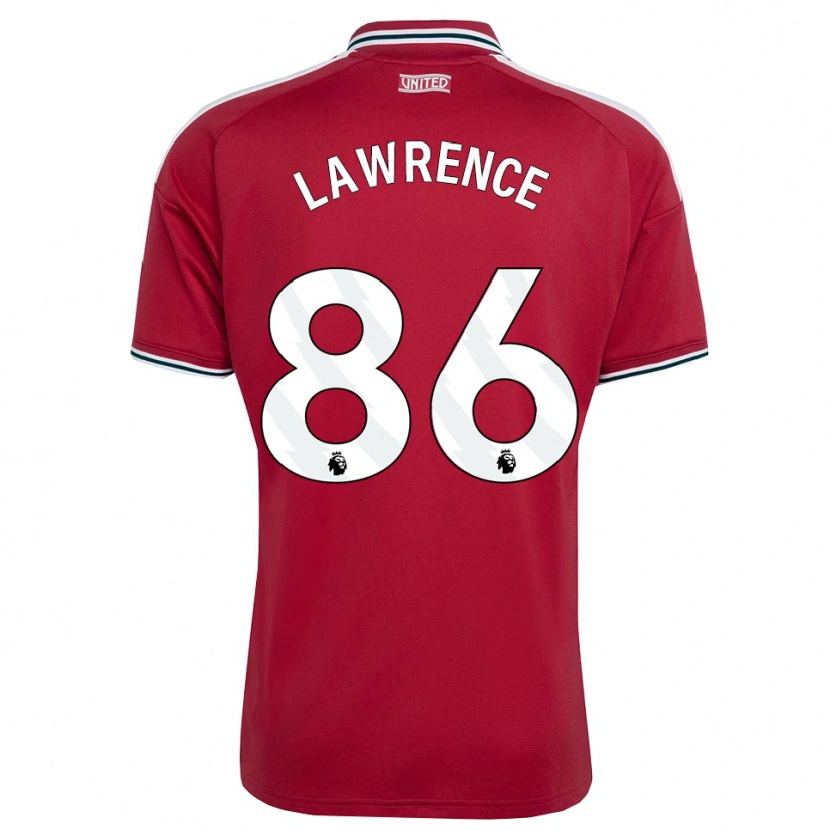 Danxen Bambino Maglia Marcus Lawrence #86 Rosso Giallo Bianco Kit Gara Home 2026/27 Maglietta