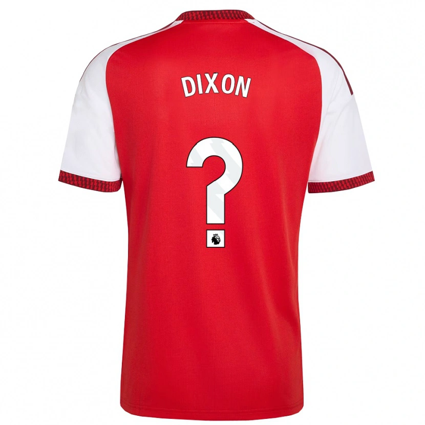 Danxen Bambino Maglia Danny Dixon #0 Rosso Bianco Nero Kit Gara Home 2026/27 Maglietta