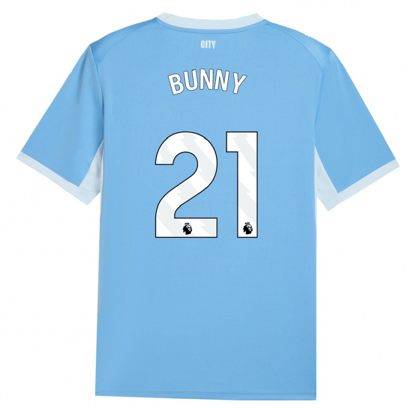 Danxen Bambino Maglia Khadija Shaw #21 Azzurro Chiaro Bianco Kit Gara Home 2026/27 Maglietta