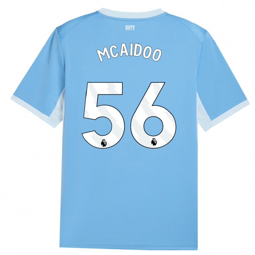 Danxen Bambino Maglia Ryan Mcaidoo #56 Azzurro Chiaro Bianco Kit Gara Home 2026/27 Maglietta