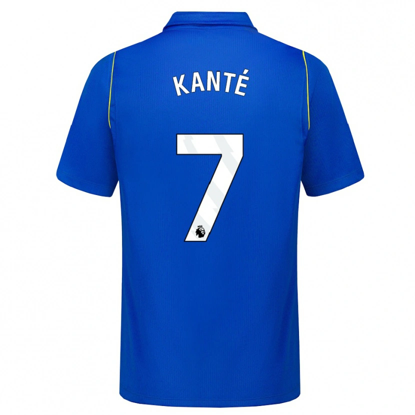 Danxen Bambino Maglia N'golo Kante #7 Blu Giallo Kit Gara Home 2026/27 Maglietta