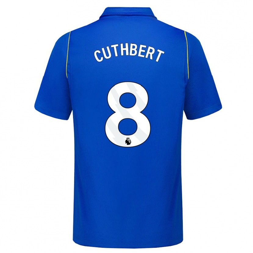 Danxen Bambino Maglia Erin Cuthbert #8 Blu Giallo Kit Gara Home 2026/27 Maglietta