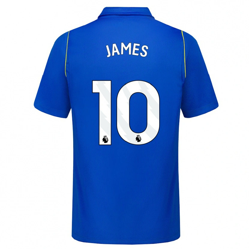 Danxen Bambino Maglia Lauren James #10 Blu Giallo Kit Gara Home 2026/27 Maglietta