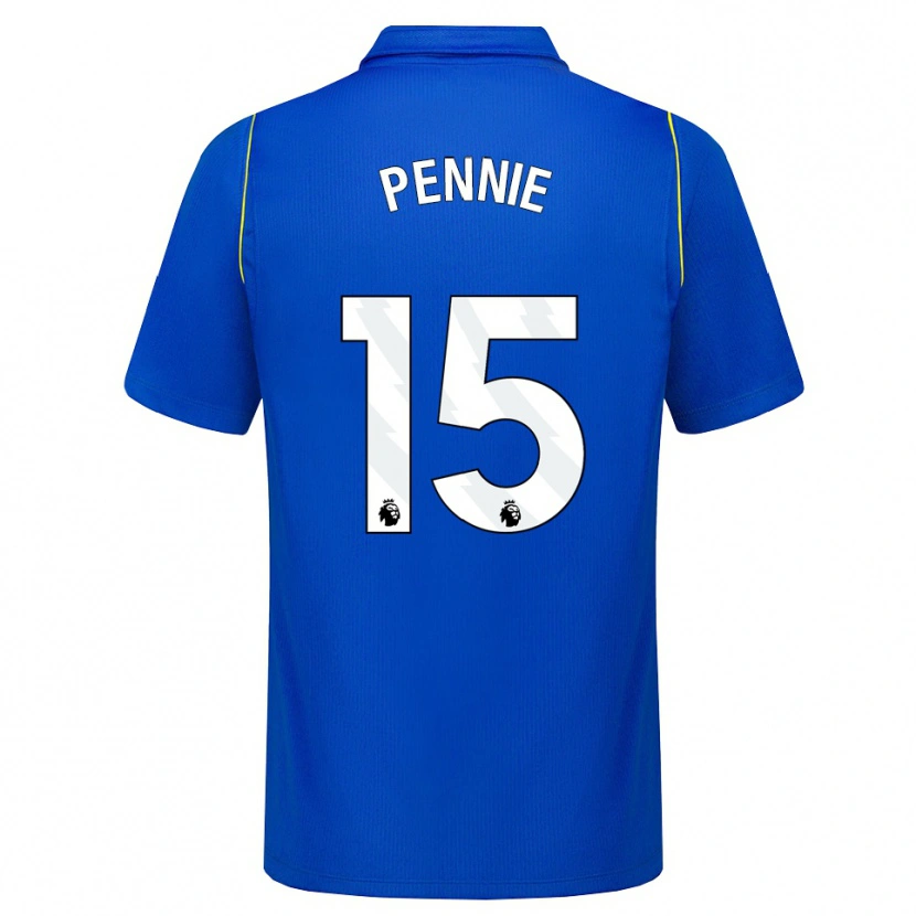Danxen Bambino Maglia Andrew Pennie #15 Blu Giallo Kit Gara Home 2026/27 Maglietta