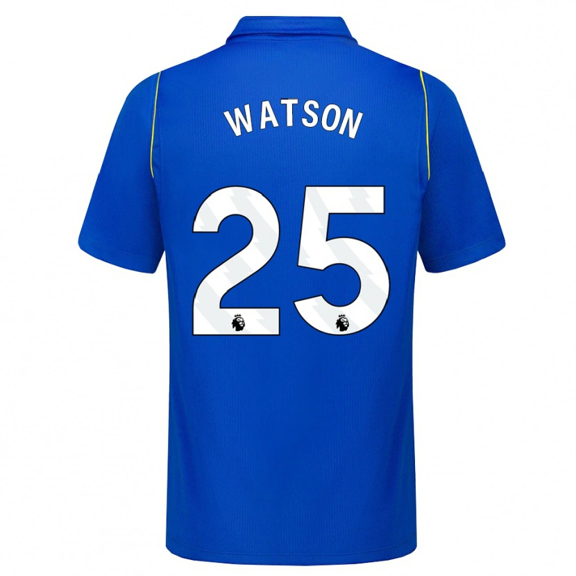 Danxen Bambino Maglia Lucy Watson #25 Blu Giallo Kit Gara Home 2026/27 Maglietta