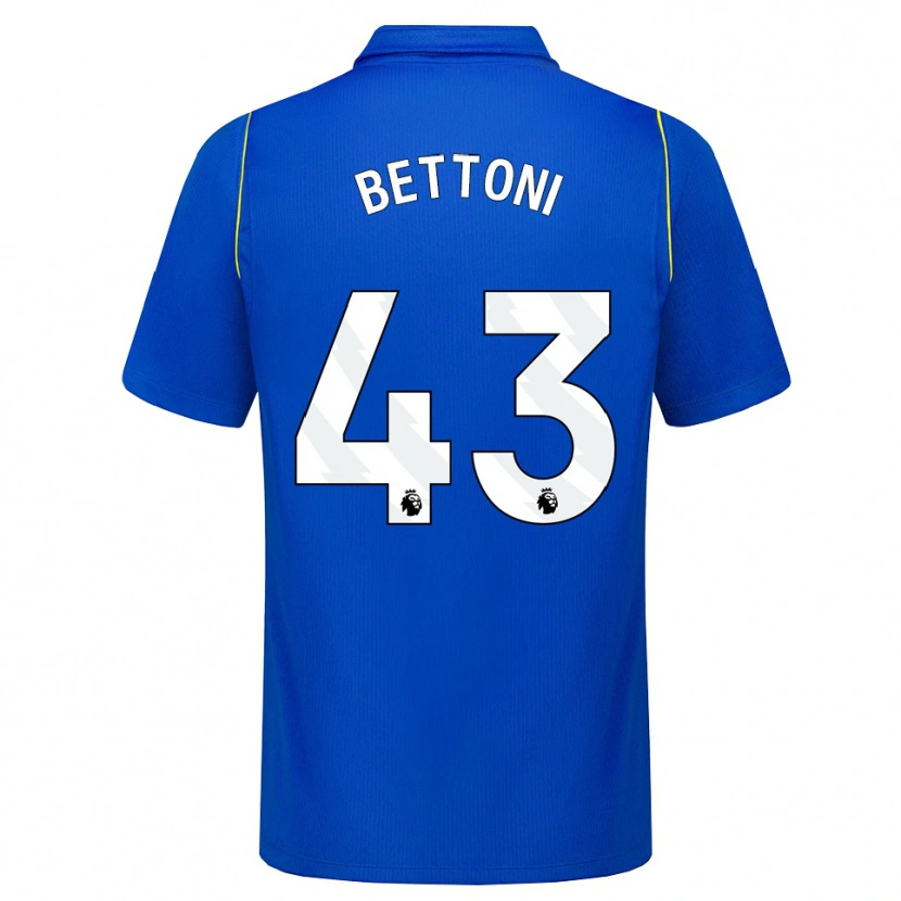 Danxen Bambino Maglia Harrison Bettoni #43 Blu Giallo Kit Gara Home 2026/27 Maglietta