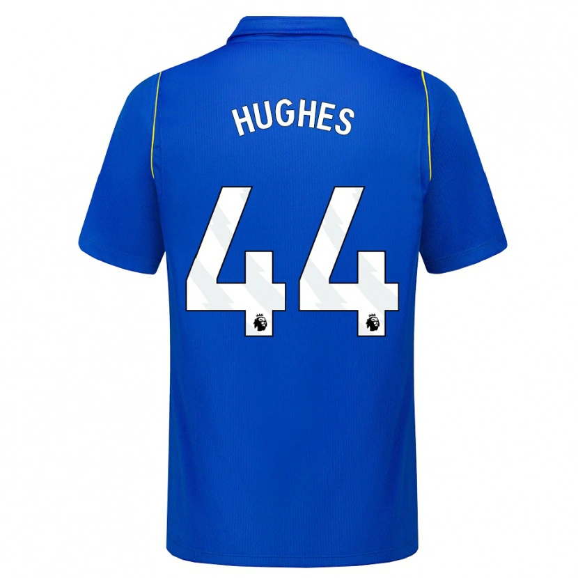 Danxen Bambino Maglia Brodi Hughes #44 Blu Giallo Kit Gara Home 2026/27 Maglietta