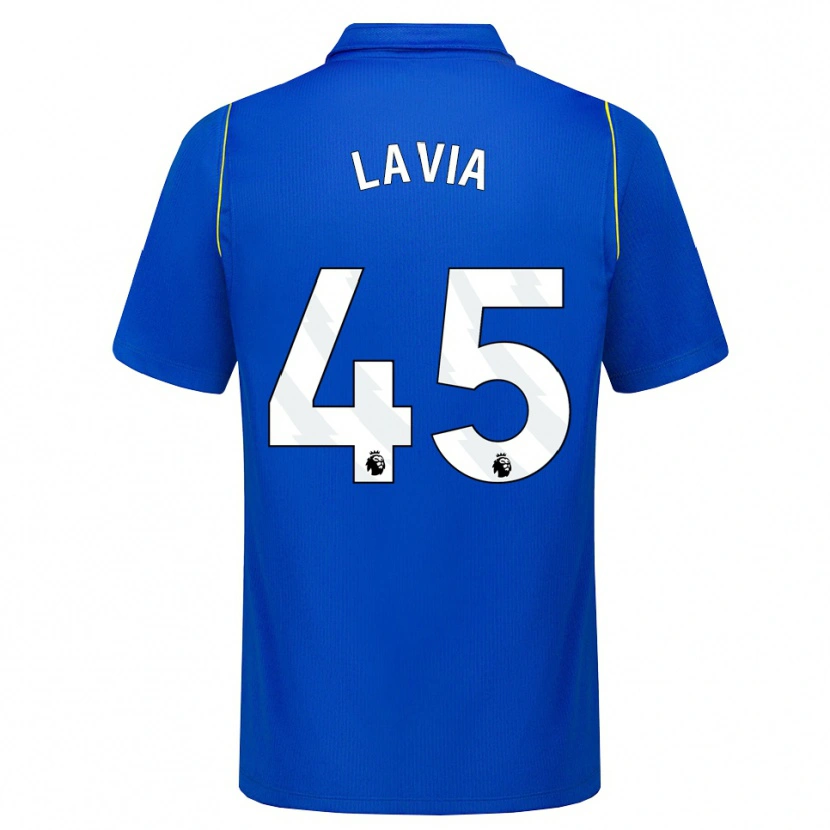 Danxen Bambino Maglia Roméo Lavia #45 Blu Giallo Kit Gara Home 2026/27 Maglietta