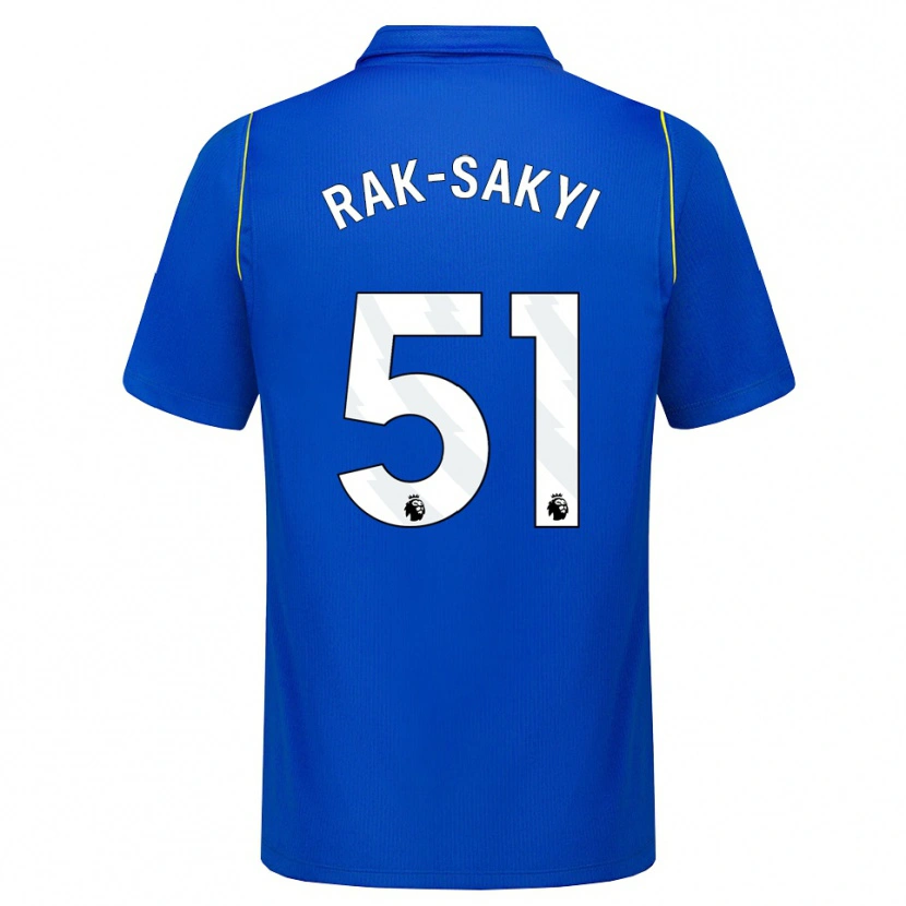Danxen Bambino Maglia Sam Rak-Sakyi #51 Blu Giallo Kit Gara Home 2026/27 Maglietta