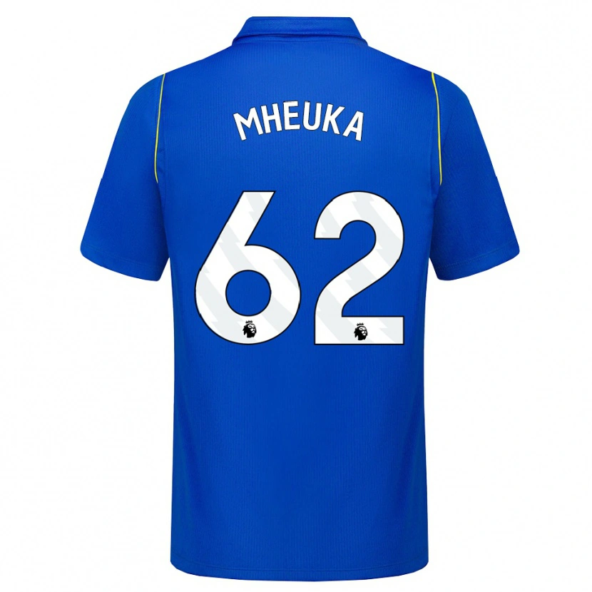 Danxen Bambino Maglia Shumaira Mheuka #62 Blu Giallo Kit Gara Home 2026/27 Maglietta