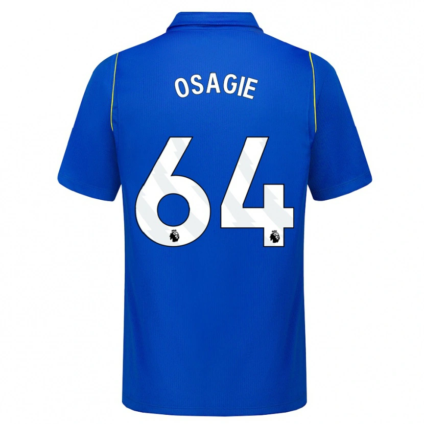 Danxen Bambino Maglia Justin Osagie #64 Blu Giallo Kit Gara Home 2026/27 Maglietta