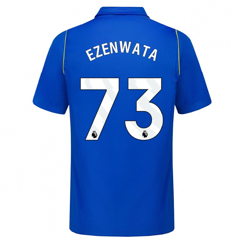 Danxen Bambino Maglia Chizaram Ezenwata #73 Blu Giallo Kit Gara Home 2026/27 Maglietta