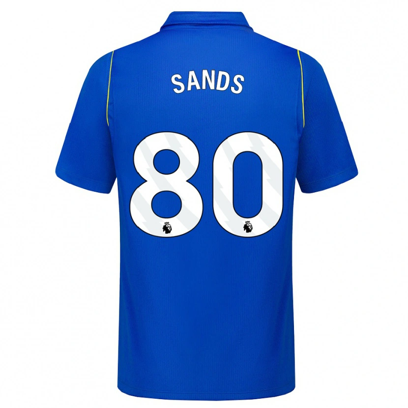 Danxen Bambino Maglia Hudson Sands #80 Blu Giallo Kit Gara Home 2026/27 Maglietta