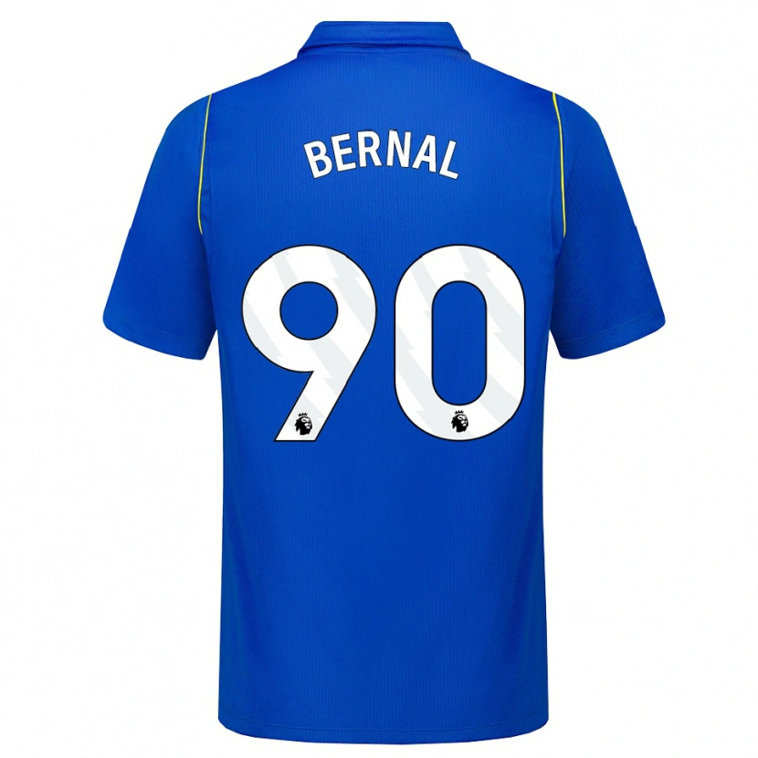 Danxen Bambino Maglia Freddy Bernal #90 Blu Giallo Kit Gara Home 2026/27 Maglietta