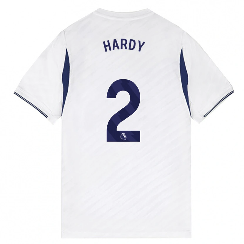 Danxen Bambino Maglia Malachi Hardy #2 Bianco Rosso Viola Kit Gara Home 2026/27 Maglietta