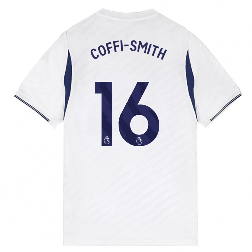 Danxen Bambino Maglia Courtney Coffi-Smith #16 Bianco Rosso Viola Kit Gara Home 2026/27 Maglietta