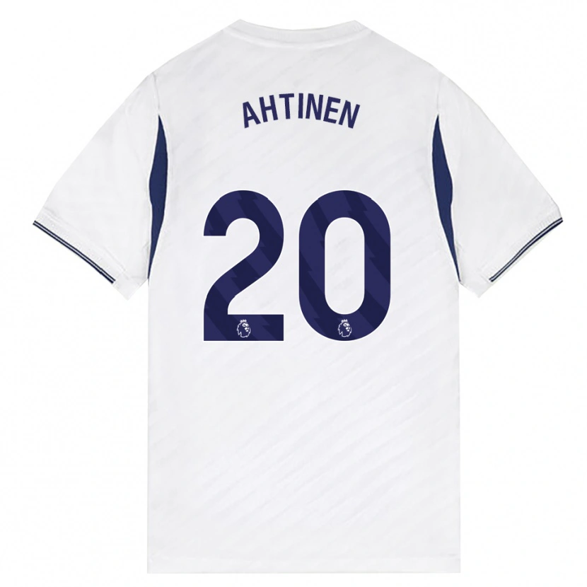 Danxen Bambino Maglia Olga Ahtinen #20 Bianco Rosso Viola Kit Gara Home 2026/27 Maglietta