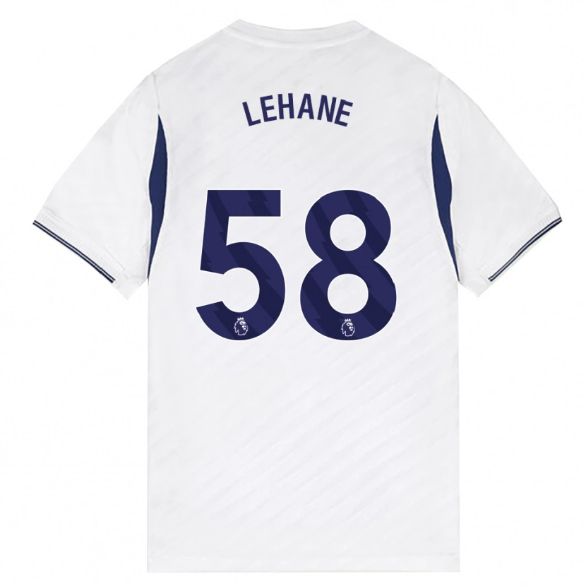 Danxen Bambino Maglia Ellis Lehane #58 Bianco Rosso Viola Kit Gara Home 2026/27 Maglietta