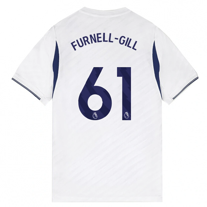 Danxen Bambino Maglia Luca Furnell-Gill #61 Bianco Rosso Viola Kit Gara Home 2026/27 Maglietta