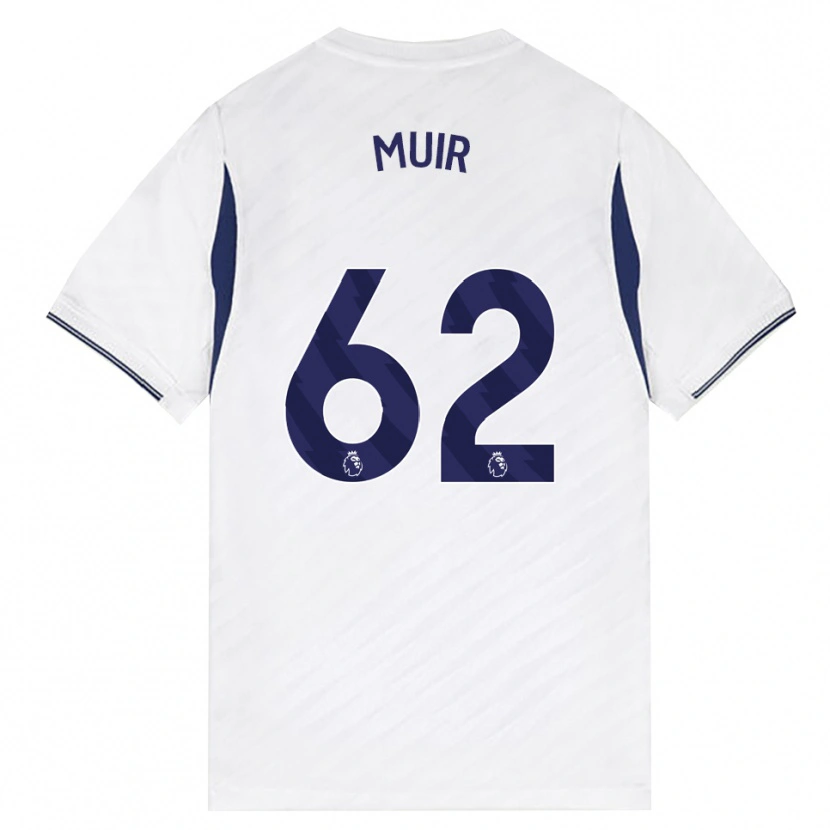 Danxen Bambino Maglia Marqes Muir #62 Bianco Rosso Viola Kit Gara Home 2026/27 Maglietta