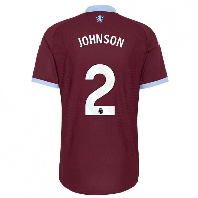 Danxen Bambino Maglia Oscar Johnson #2 Blu Fiordaliso Borgogna Kit Gara Home 2026/27 Maglietta