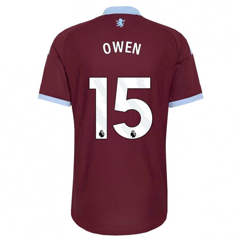 Danxen Bambino Maglia Curtis Owen #15 Blu Fiordaliso Borgogna Kit Gara Home 2026/27 Maglietta