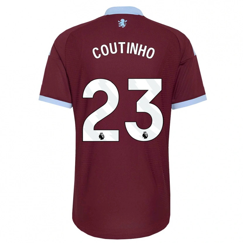 Danxen Bambino Maglia Philippe Coutinho #23 Blu Fiordaliso Borgogna Kit Gara Home 2026/27 Maglietta