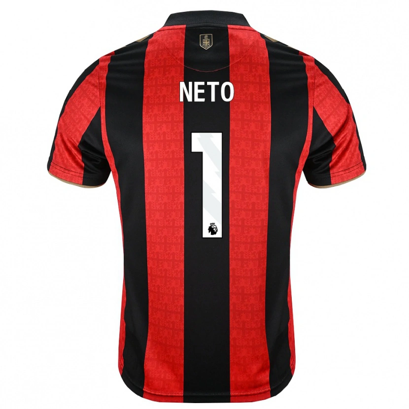 Danxen Bambino Maglia Neto #1 Oroscuro Rosso Nero Kit Gara Home 2026/27 Maglietta