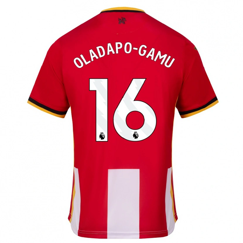 Danxen Bambino Maglia Josh Oladapo-Gamu #16 Giallo Nero Rosso Kit Gara Home 2026/27 Maglietta