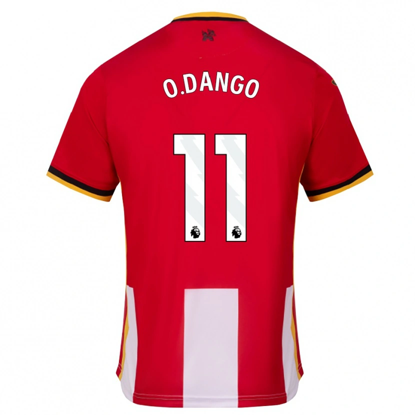 Danxen Bambino Maglia Dango Ouattara #11 Giallo Nero Rosso Kit Gara Home 2026/27 Maglietta