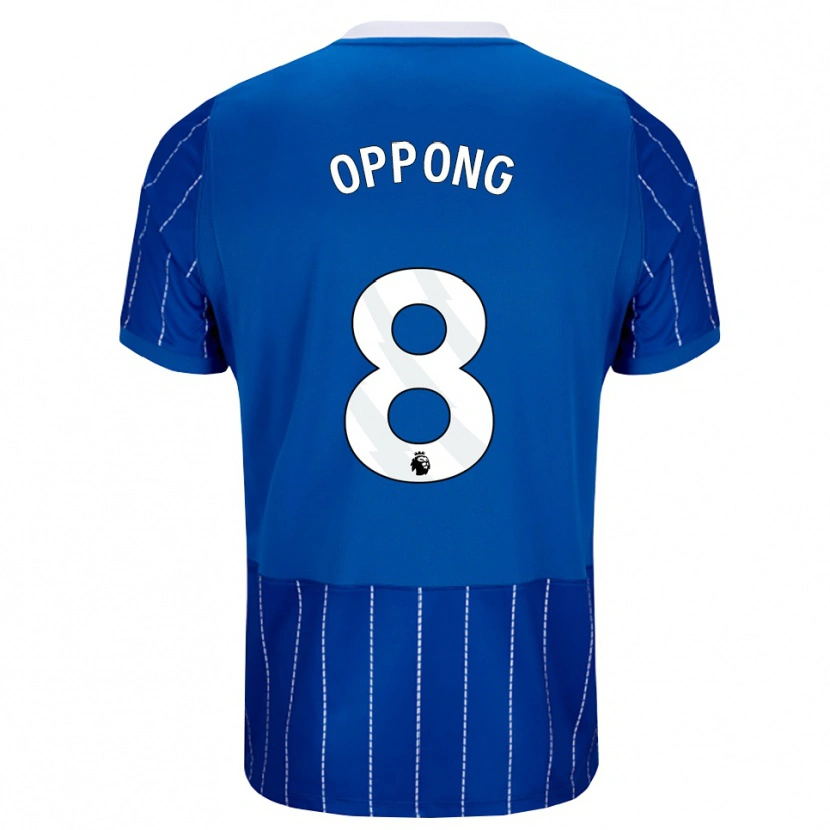 Danxen Bambino Maglia Raffaele Oppong #8 Blu Medio Bianco Kit Gara Home 2026/27 Maglietta