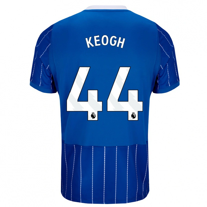Danxen Bambino Maglia Sean Keogh #44 Blu Medio Bianco Kit Gara Home 2026/27 Maglietta