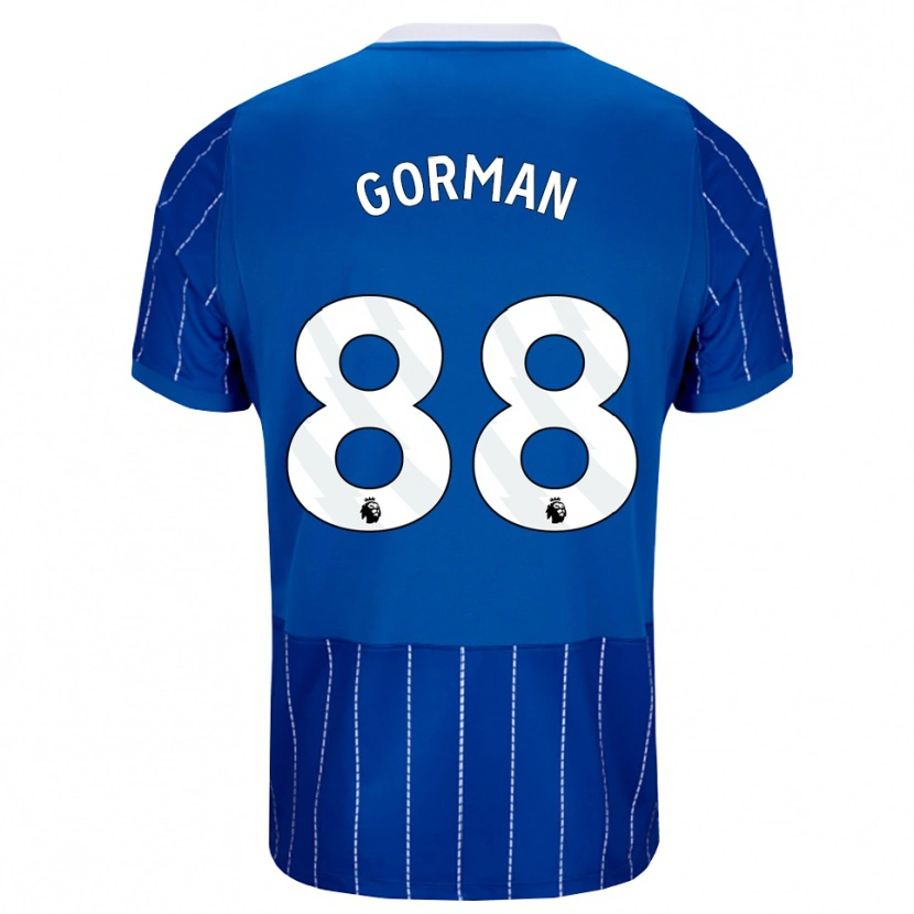 Danxen Bambino Maglia Ronnie Gorman #88 Blu Medio Bianco Kit Gara Home 2026/27 Maglietta