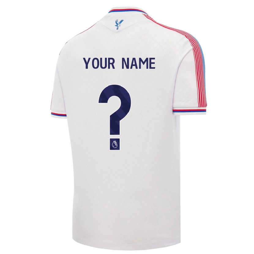 Danxen Bambino Maglia Il Tuo Nome #0 Bianco Rosso Blu Kit Gara Home 2026/27 Maglietta