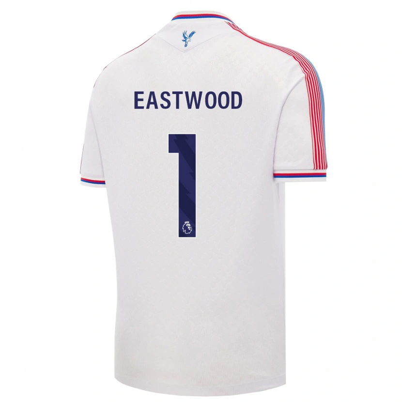 Danxen Bambino Maglia Billy Eastwood #1 Bianco Rosso Blu Kit Gara Home 2026/27 Maglietta