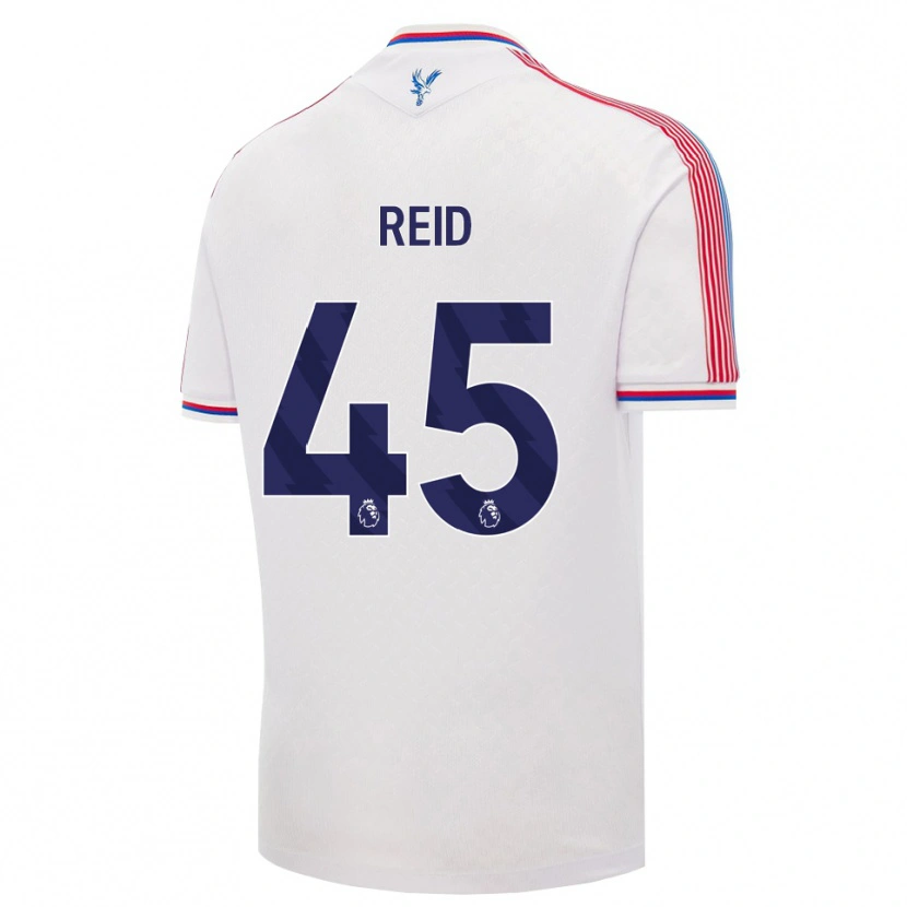 Danxen Bambino Maglia Dylan Reid #45 Bianco Rosso Blu Kit Gara Home 2026/27 Maglietta