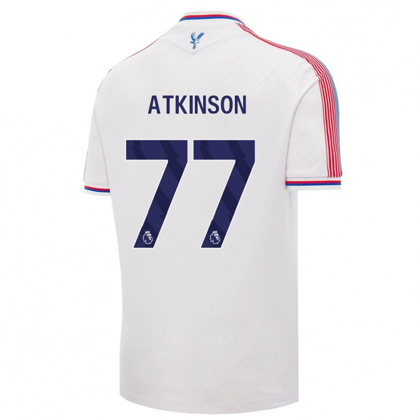 Danxen Bambino Maglia Isibeal Atkinson #77 Bianco Rosso Blu Kit Gara Home 2026/27 Maglietta