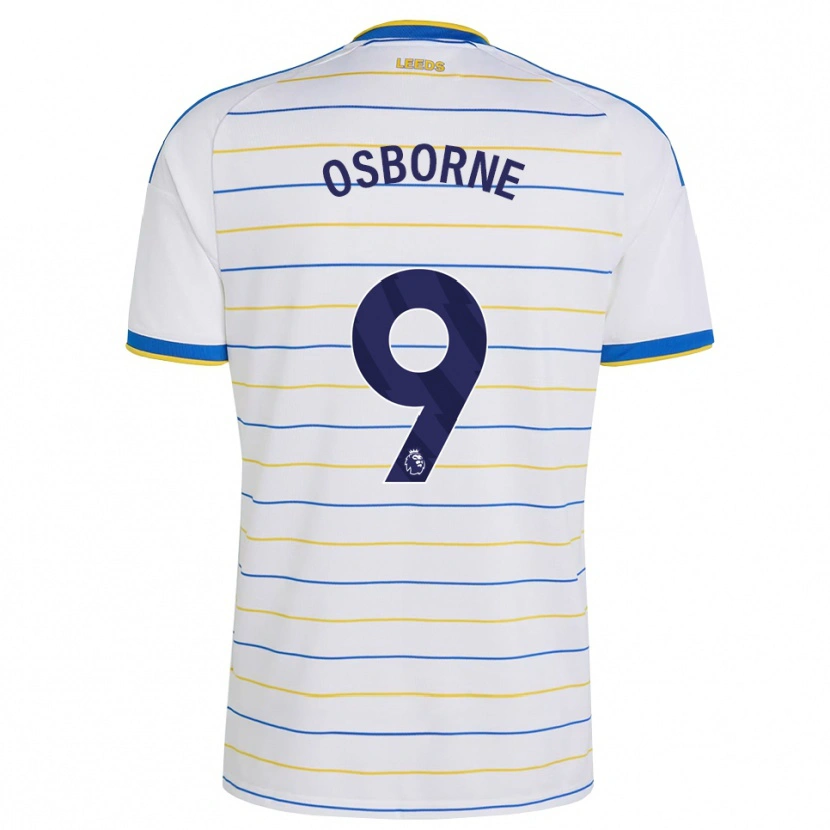 Danxen Bambino Maglia Jemimah Osborne #9 Rosso Giallo Blu Kit Gara Home 2026/27 Maglietta