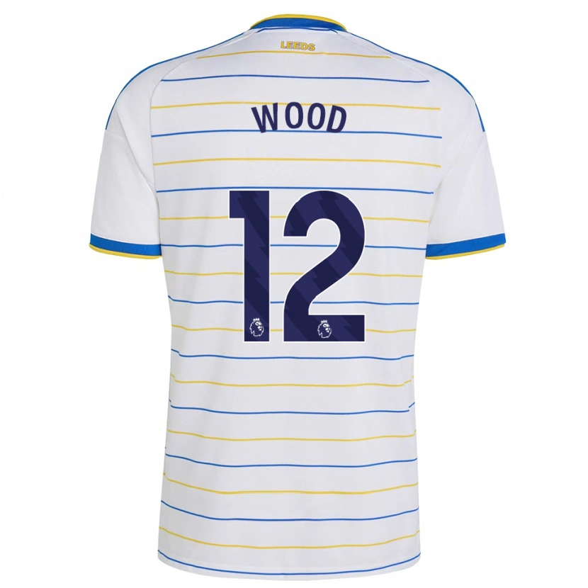 Danxen Bambino Maglia Oliver Wood #12 Rosso Giallo Blu Kit Gara Home 2026/27 Maglietta