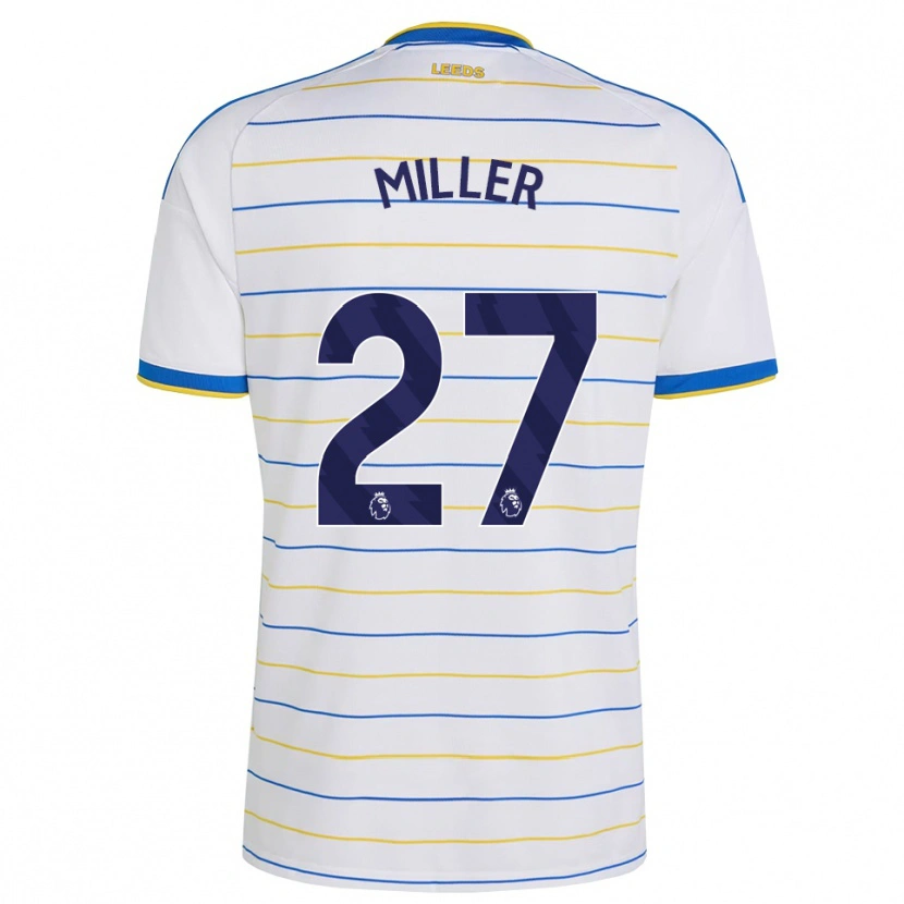 Danxen Bambino Maglia Amari Miller #27 Rosso Giallo Blu Kit Gara Home 2026/27 Maglietta
